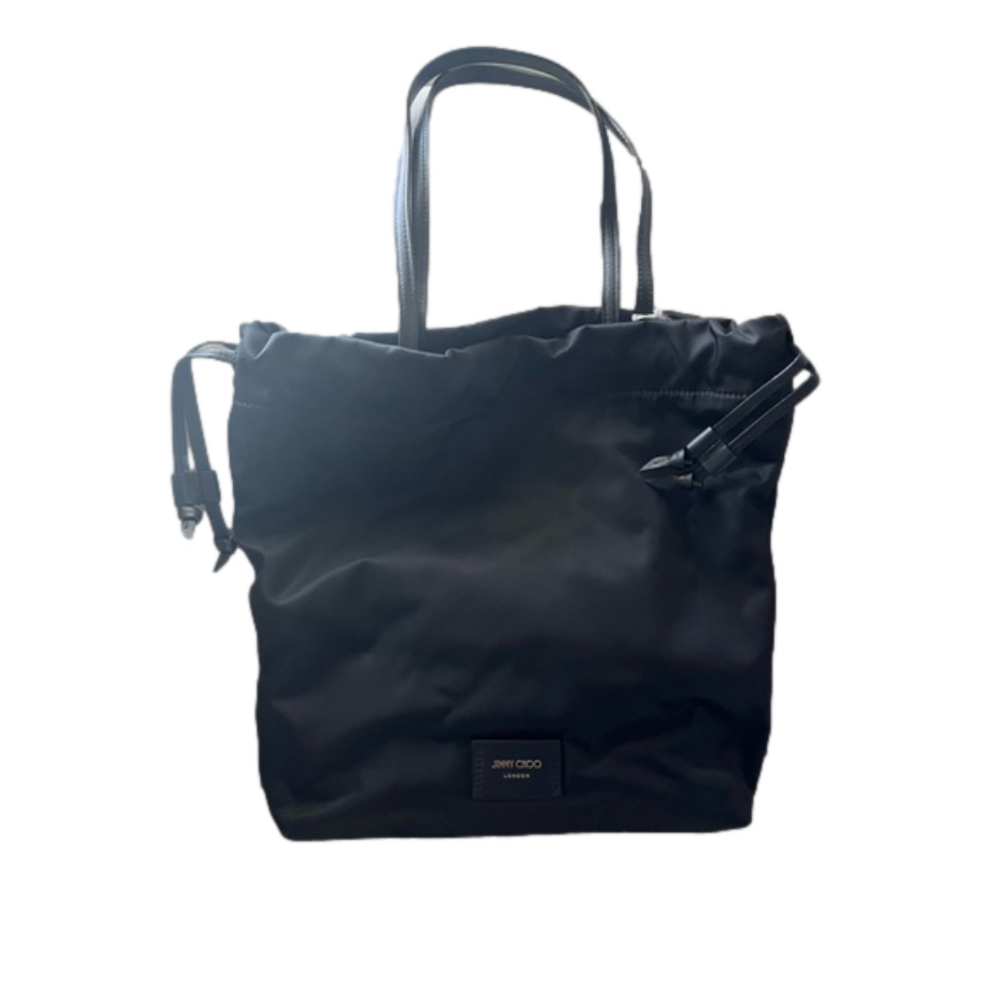 Jimmy Choo Candice Caulisse Nylon/Leather Bag- New - Picture 3 of 15